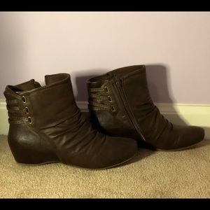 Brown Ankle Booties